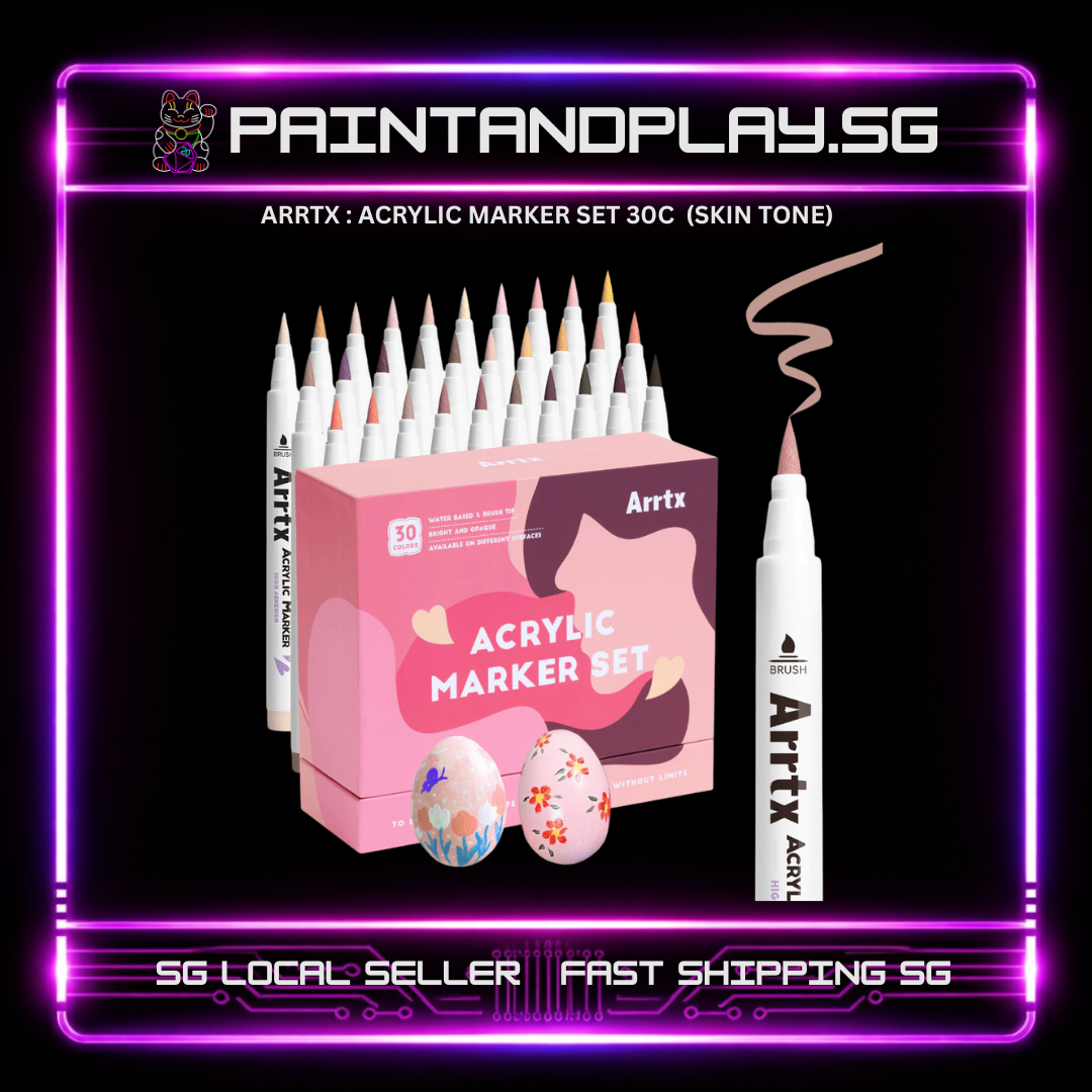 ARRTX : ACRYLIC MARKER SETS OF 30 (A/B/C/D/E/F)