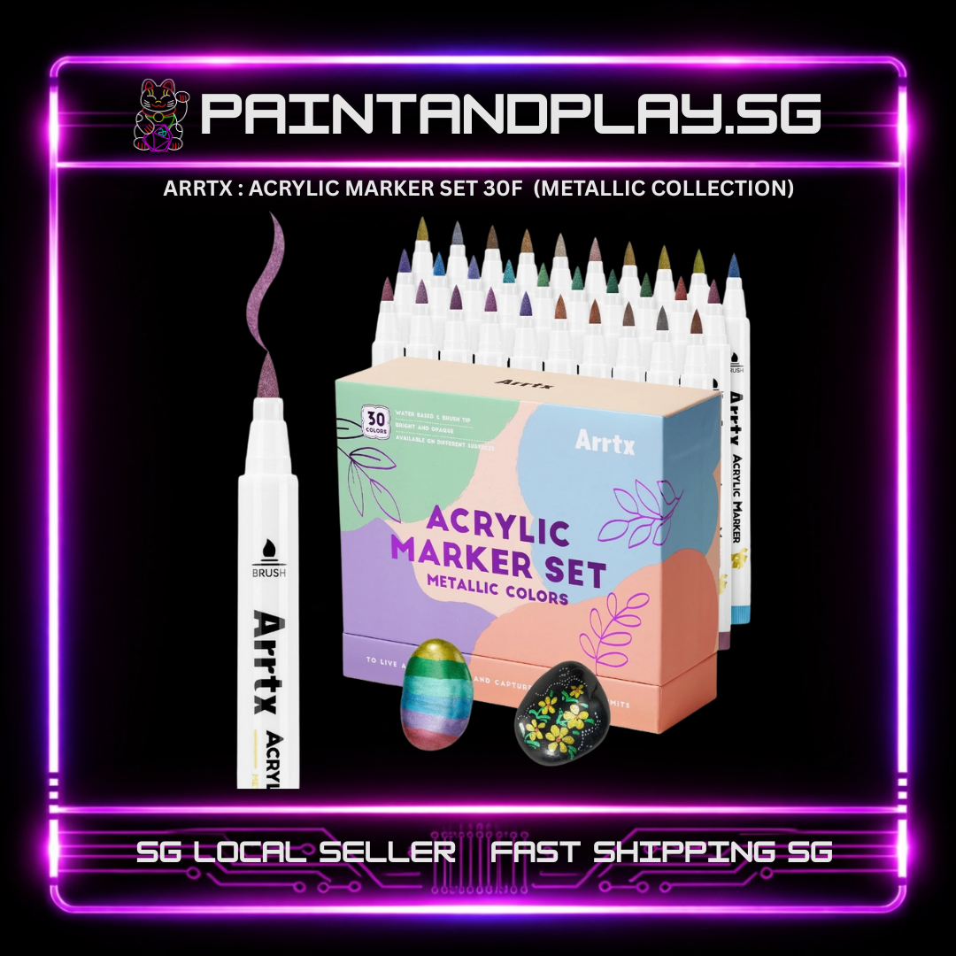 ARRTX : ACRYLIC MARKER SETS OF 30 (A/B/C/D/E/F)