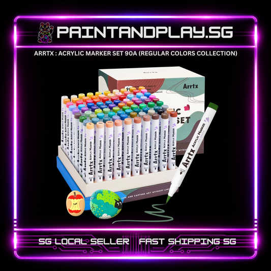 ARRTX : ACRYLIC MARKER SETS OF 90 (A/B)