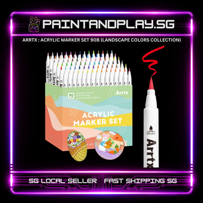 ARRTX : ACRYLIC MARKER SETS OF 90 (A/B)