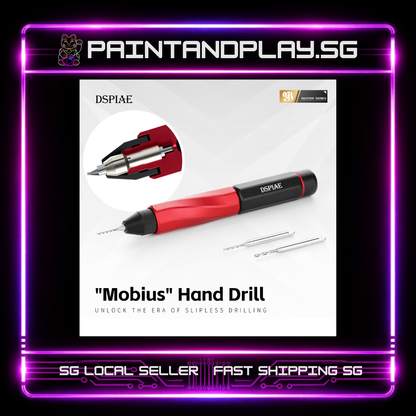 DSPIAE: AT-MHD "MOBIUS" HAND DRILL PIN VISE & DRILL BITS