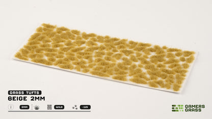 GAMER'S GRASS: BIEGE 2MM (WILD 115X)