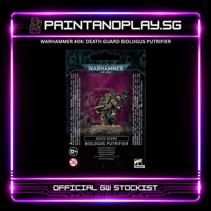 WARHAMMER 40K: DEATH GUARD ARMY SQUAD & HEROES HUB - MORTARION, TYPHUS & CRAWLER