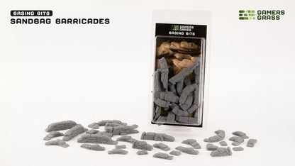 GAMER'S GRASS: BASING BITS SANDBAG BARRICADES