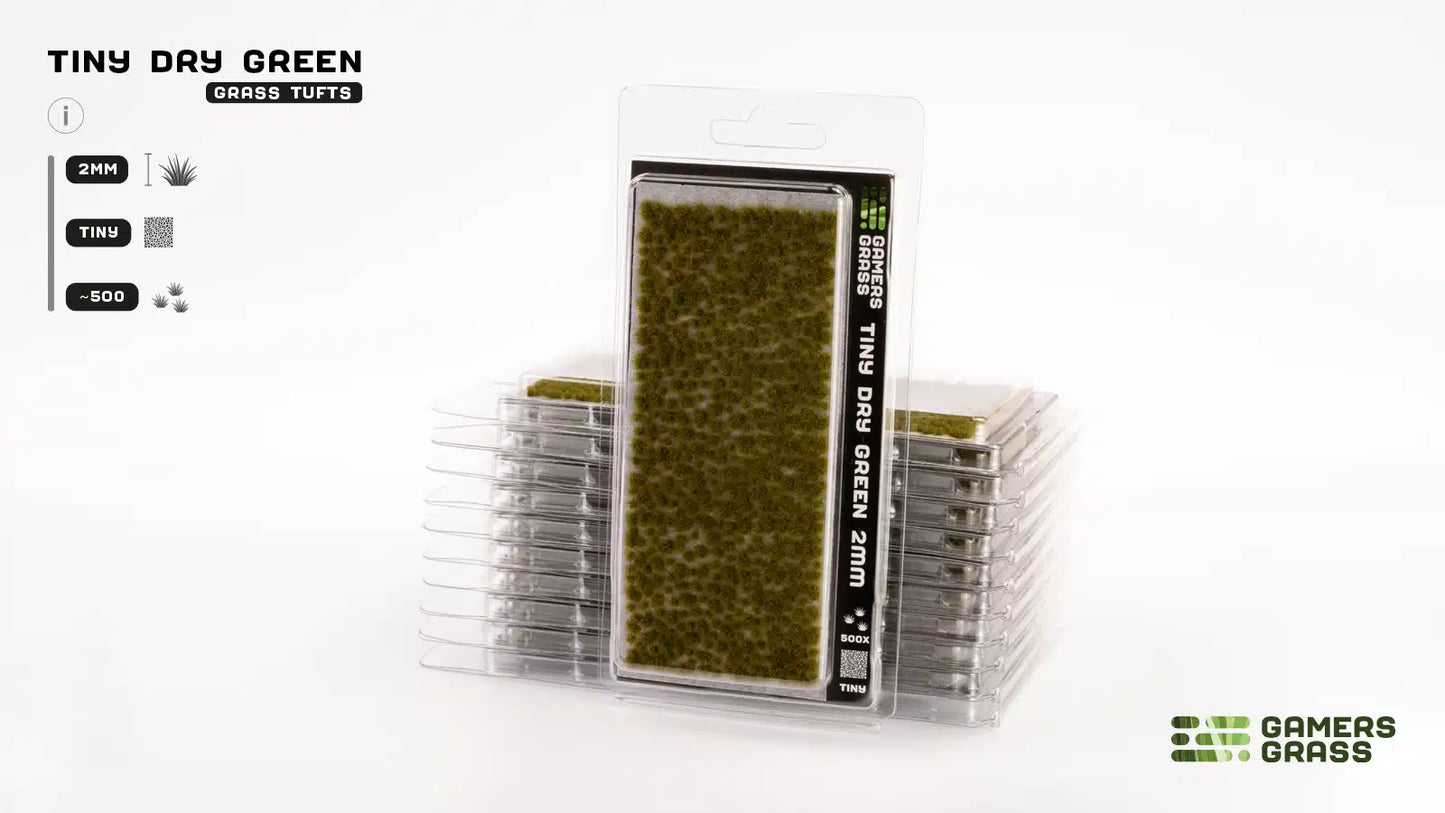 GAMER'S GRASS: TINY DRY GREEN 2MM (TINY 500X)