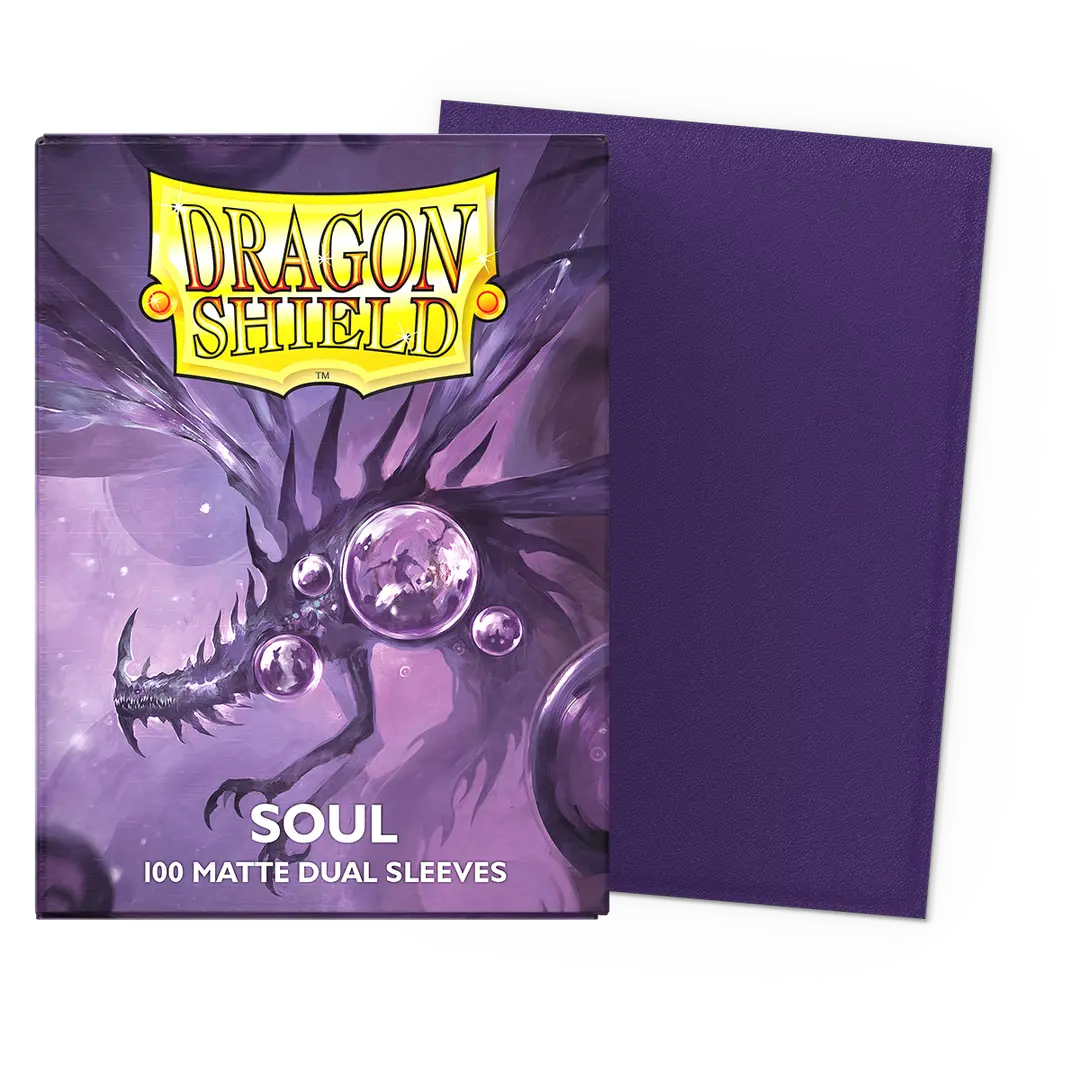 DRAGON SHIELD: DS 100 STANDARD SIZE MATTE DUAL SLEEVES