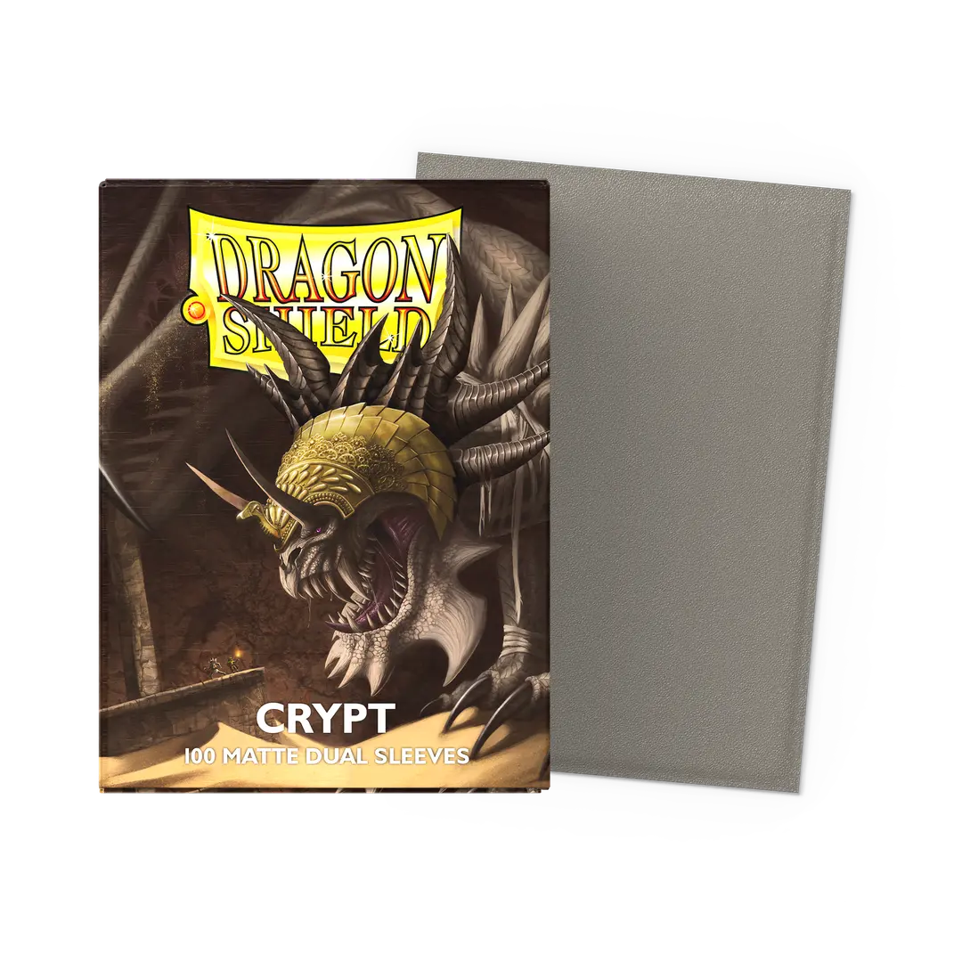 DRAGON SHIELD: DS 100 STANDARD SIZE MATTE DUAL SLEEVES