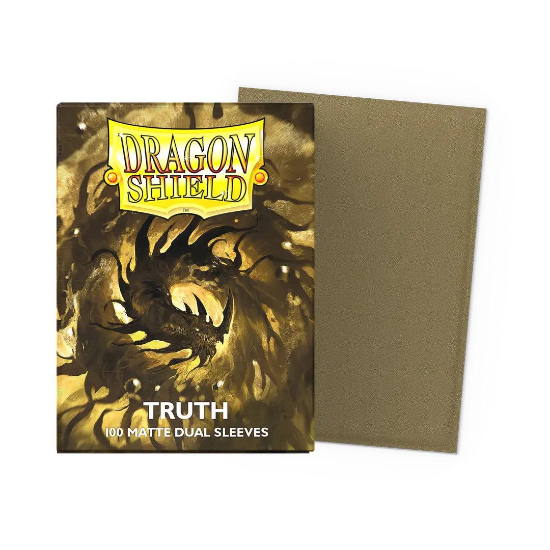 DRAGON SHIELD: DS 100 STANDARD SIZE MATTE DUAL SLEEVES