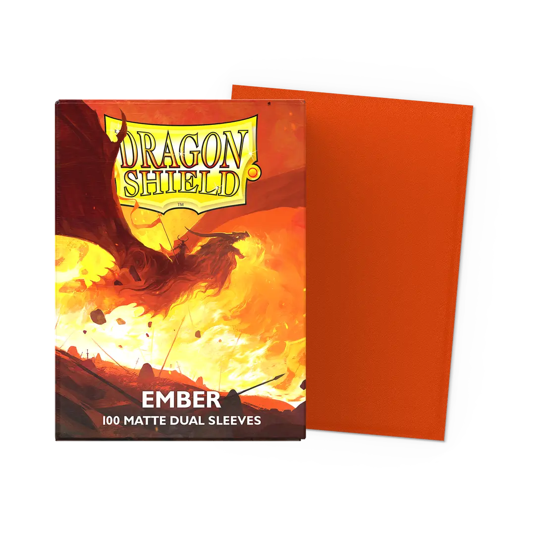 DRAGON SHIELD: DS 100 STANDARD SIZE MATTE DUAL SLEEVES