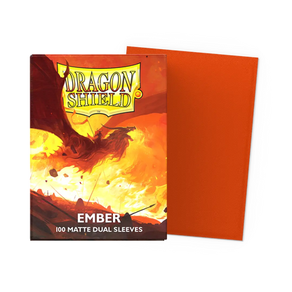 DRAGON SHIELD: DS 100 STANDARD SIZE MATTE DUAL SLEEVES