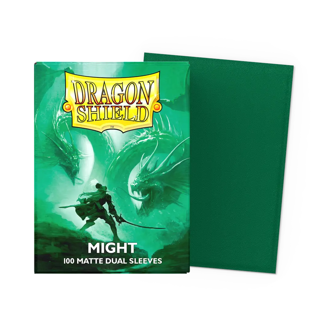 DRAGON SHIELD: DS 100 STANDARD SIZE MATTE DUAL SLEEVES