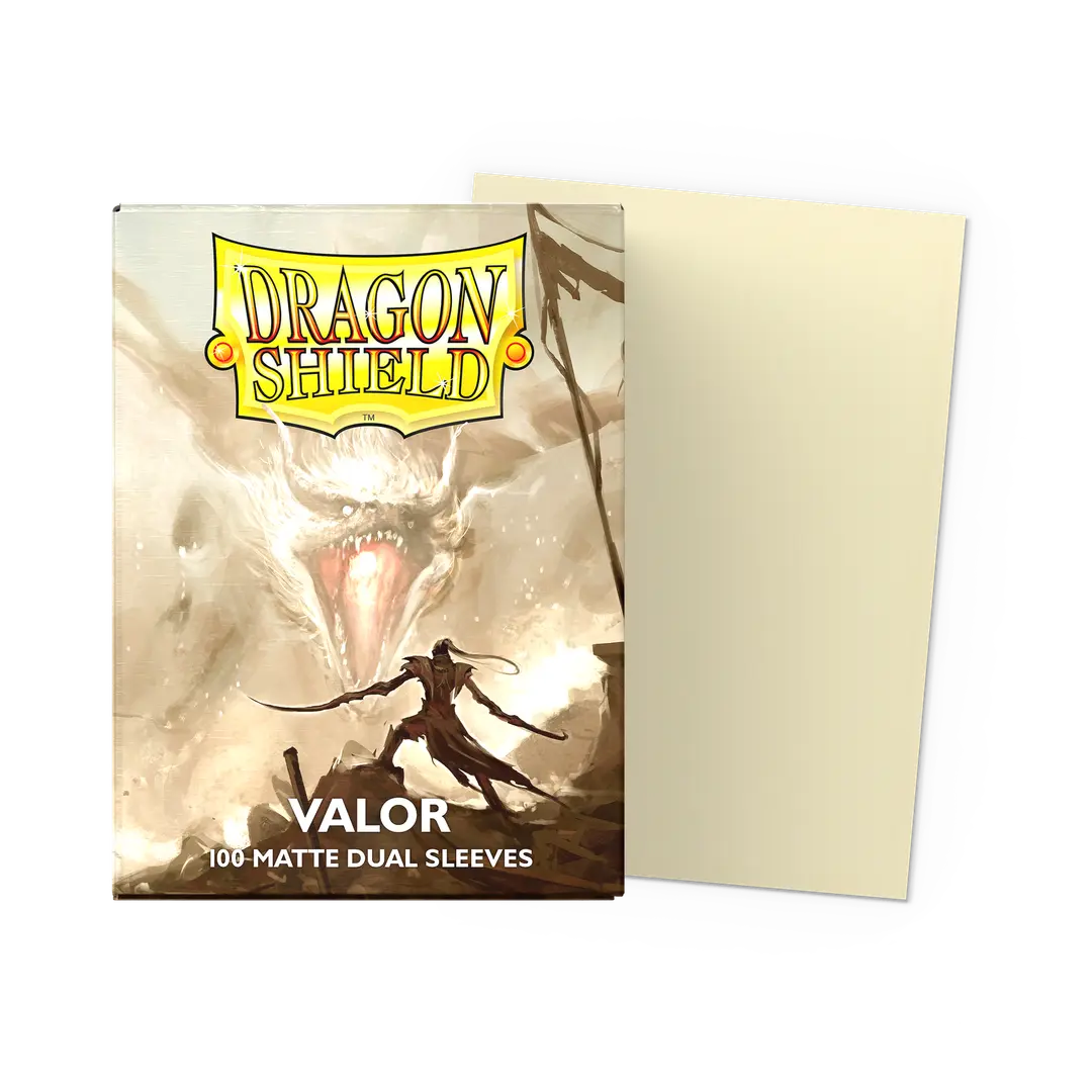 DRAGON SHIELD: DS 100 STANDARD SIZE MATTE DUAL SLEEVES