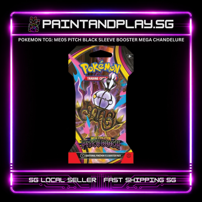 POKEMON TCG: ME05 PITCH BLACK SLEEVED BOOSTER PACK