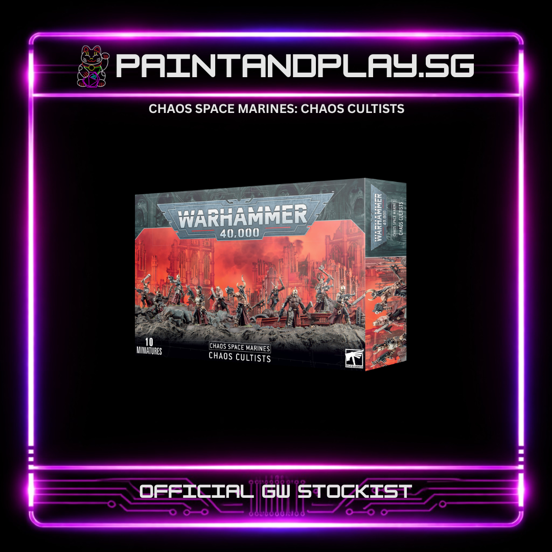 WARHAMMER 40K: CHAOS SPACE MARINES REBEL SQUAD & HEROES HUB - ABADDON, HURON & DEFILER
