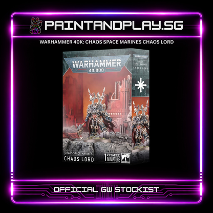 WARHAMMER 40K: CHAOS SPACE MARINES REBEL SQUAD & HEROES HUB - ABADDON, HURON & DEFILER