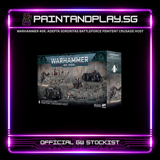 WARHAMMER 40K: ADEPTA SORORITAS BATTLEFORCE PENITENT CRUSADE HOST BOXED SET