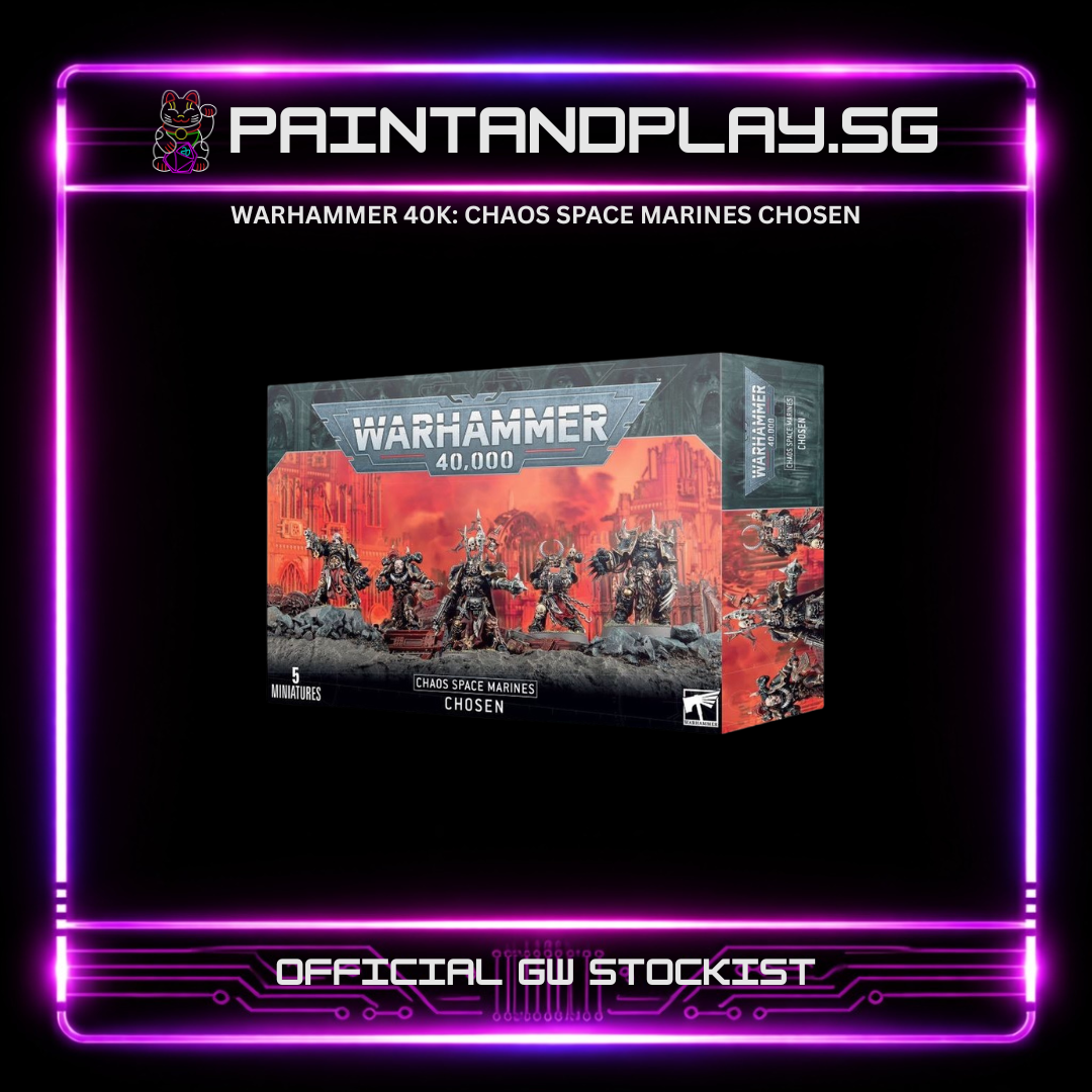 WARHAMMER 40K: CHAOS SPACE MARINES REBEL SQUAD & HEROES HUB - ABADDON, HURON & DEFILER