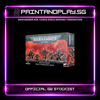 WARHAMMER 40K: CHAOS SPACE MARINES REBEL SQUAD & HEROES HUB - ABADDON, HURON & DEFILER