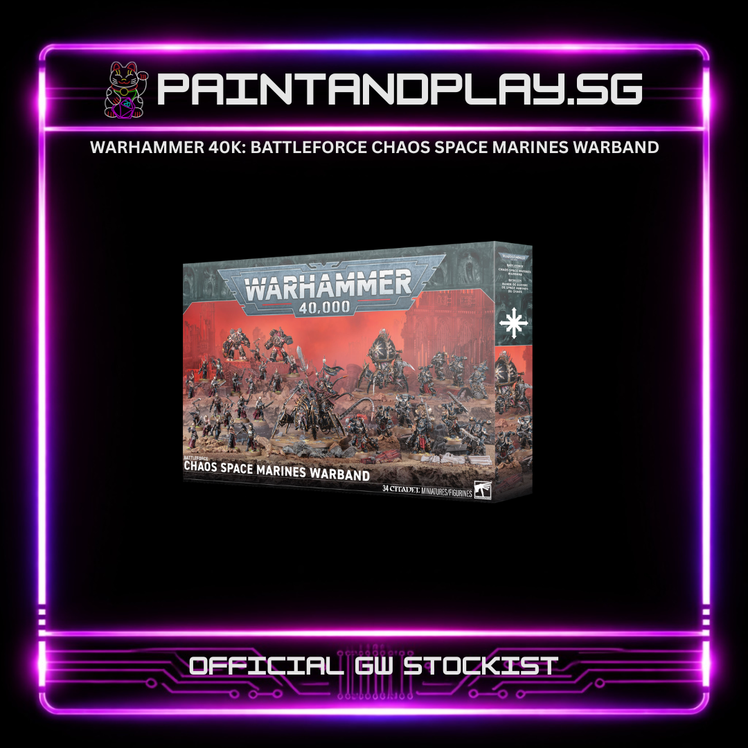 WARHAMMER 40K: BATTLEFORCE CHAOS SPACE MARINES WARBAND