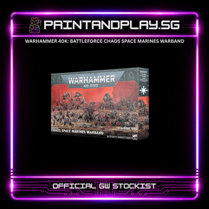 WARHAMMER 40K: BATTLEFORCE CHAOS SPACE MARINES WARBAND