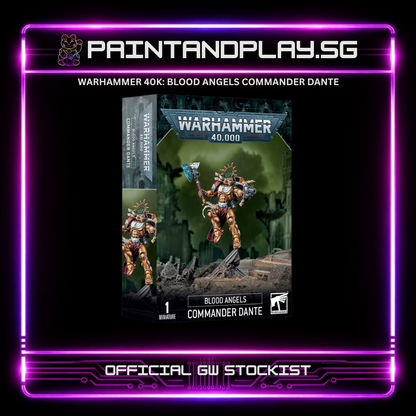 WARHAMMER 40K: BLOOD ANGELS ARMY SQUAD & HEROES HUB - DANTE, MEPHISTON & GUARD