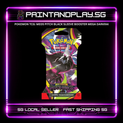 POKEMON TCG: ME05 PITCH BLACK SLEEVED BOOSTER PACK