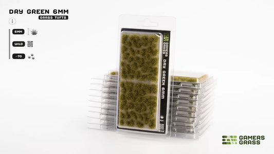 GAMER'S GRASS: DRY GREEN 6MM (WILD 70X)