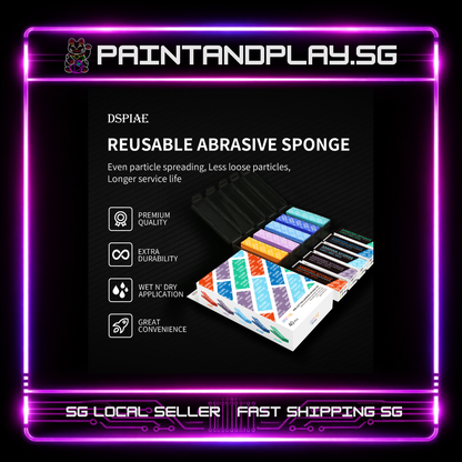 DSPIAE: DS3-S01 REUSABLE ABRASIVE SPONGE SET