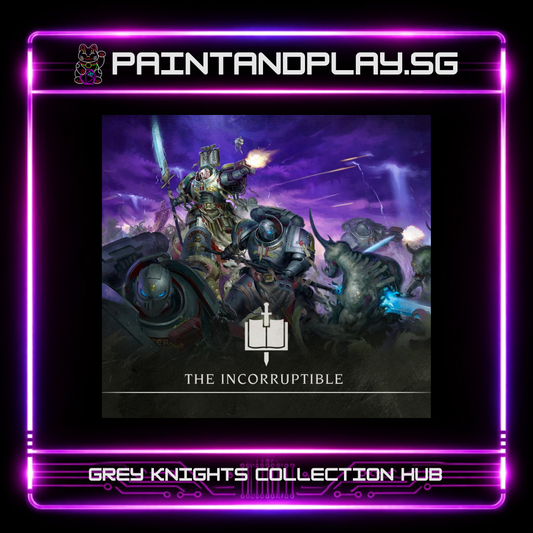 WARHAMMER 40K: GREY KNIGHTS ARMY SQUAD HUB - DREADKNIGHT, TERMINATORS & CROWE