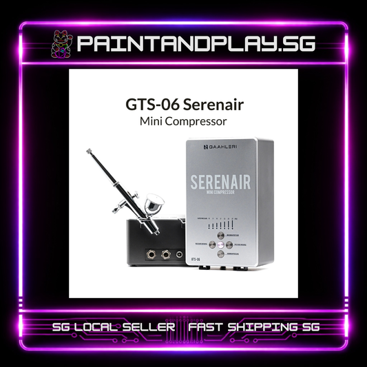 GAAHLERI: AMBITION SERIES GTS-06 SERENAIR MINI COMPRESSOR & AIRBRUSH
