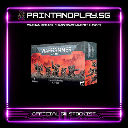 WARHAMMER 40K: CHAOS SPACE MARINES REBEL SQUAD & HEROES HUB - ABADDON, HURON & DEFILER