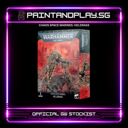 WARHAMMER 40K: CHAOS SPACE MARINES REBEL SQUAD & HEROES HUB - ABADDON, HURON & DEFILER