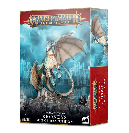 WARHAMMER AGE OF SIGMAR: STORMCAST ETERNALS KRONDYS, SON OF DRACOTHION/KARAZAI THE SCARRED