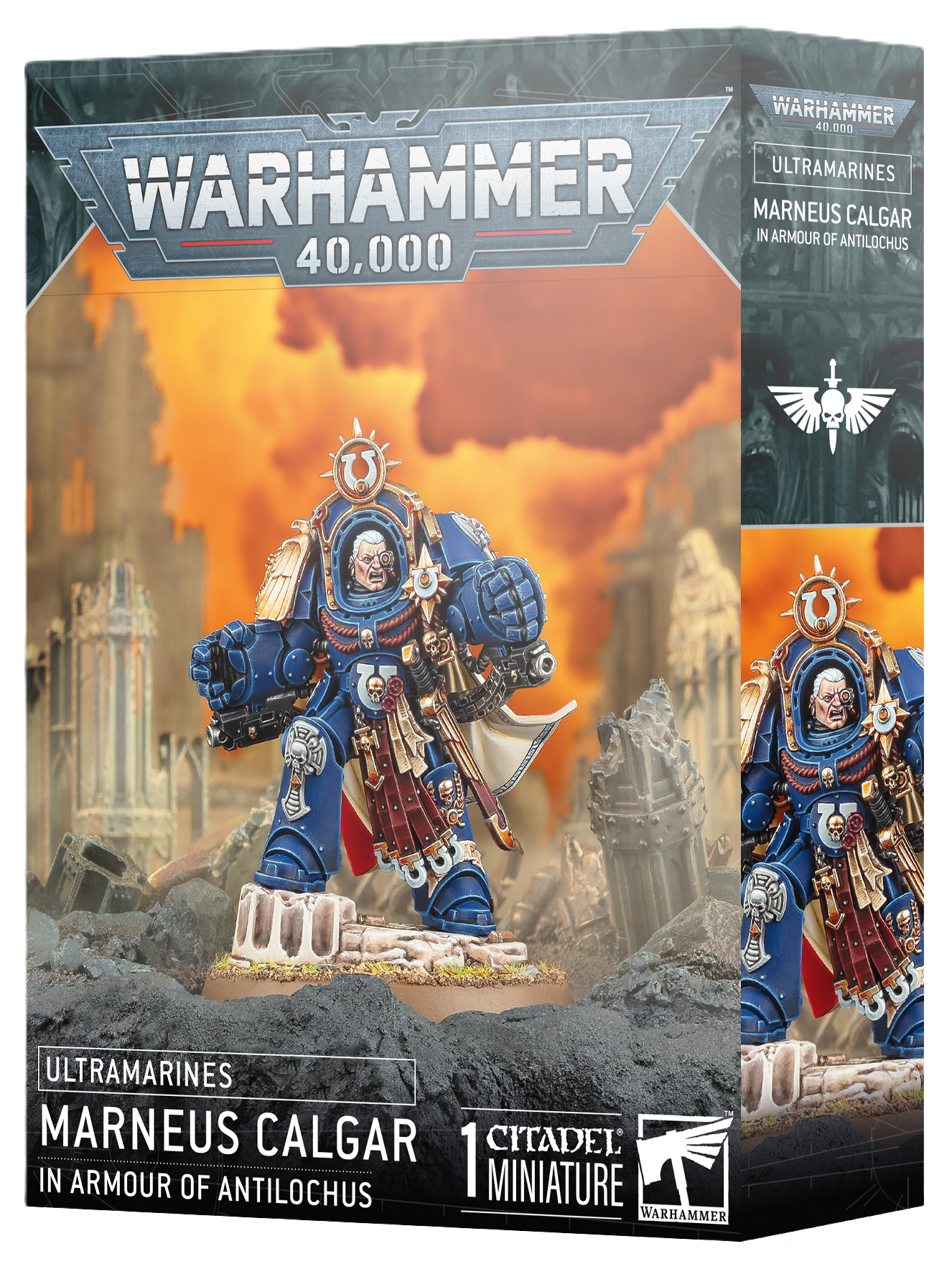 WARHAMMER 40K: ULTRAMARINES MARNEUS CALGAR IN ARMOUR OF ANTILOCHUS