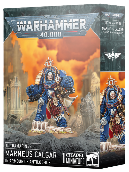 WARHAMMER 40K: ULTRAMARINES MARNEUS CALGAR IN ARMOUR OF ANTILOCHUS