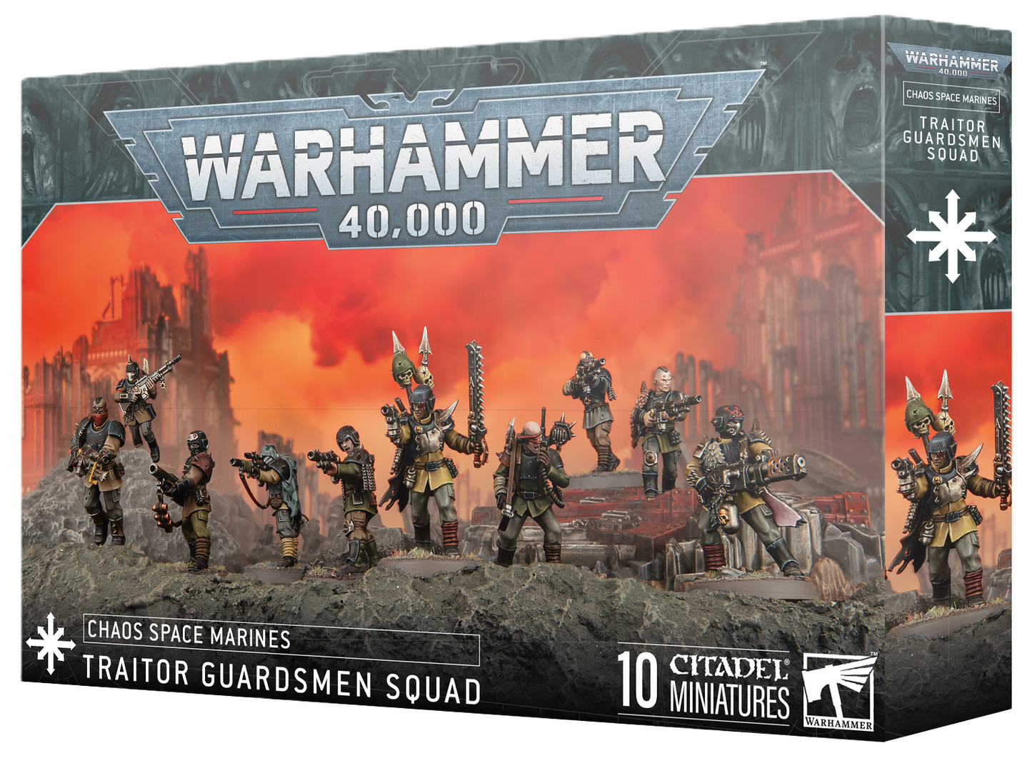 WARHAMMER 40K: CHAOS SPACE MARINES TRAITOR GUARDSMEN SQUAD