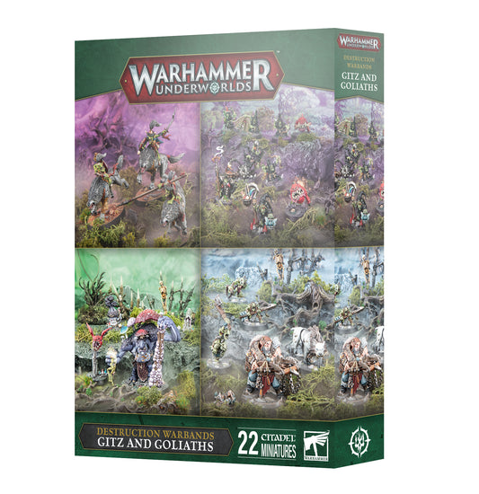 WARHAMMER AGE OF SIGMAR: UNDERWORLDS GITZ AND GOLIATHS