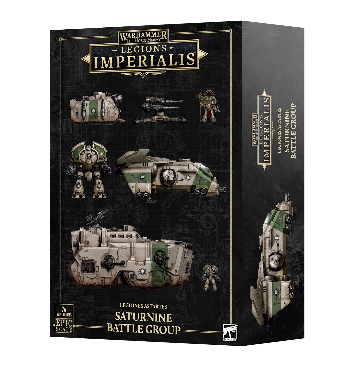 WARHAMMER THE HORUS HERESY: LEGION IMPERIALIS LEGIONES ASTARTES SATURNINE BATTLE GROUP