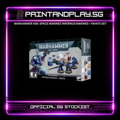 WARHAMMER 40K: SPACE MARINES + PAINTS SETS HUB