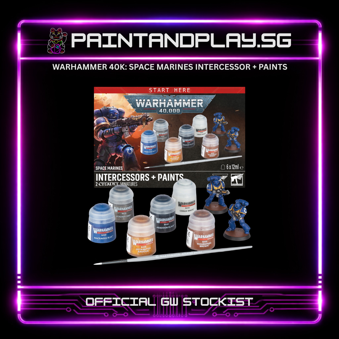 WARHAMMER 40K: SPACE MARINES + PAINTS SETS HUB