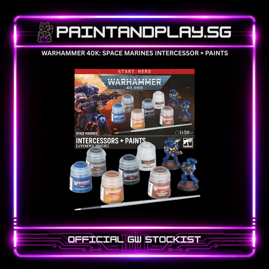 WARHAMMER 40K: SPACE MARINES + PAINTS SETS HUB