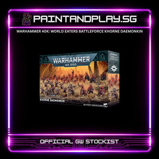 WARHAMMER 40K: WORLD EATERS BATTLEFORCE KHORNE DAEMONKIN BOXED SET