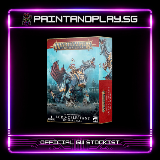 WARHAMMER AGE OF SIGMAR: STORMCAST ETERNALS LORD CELESTANT ON STARDRAKE