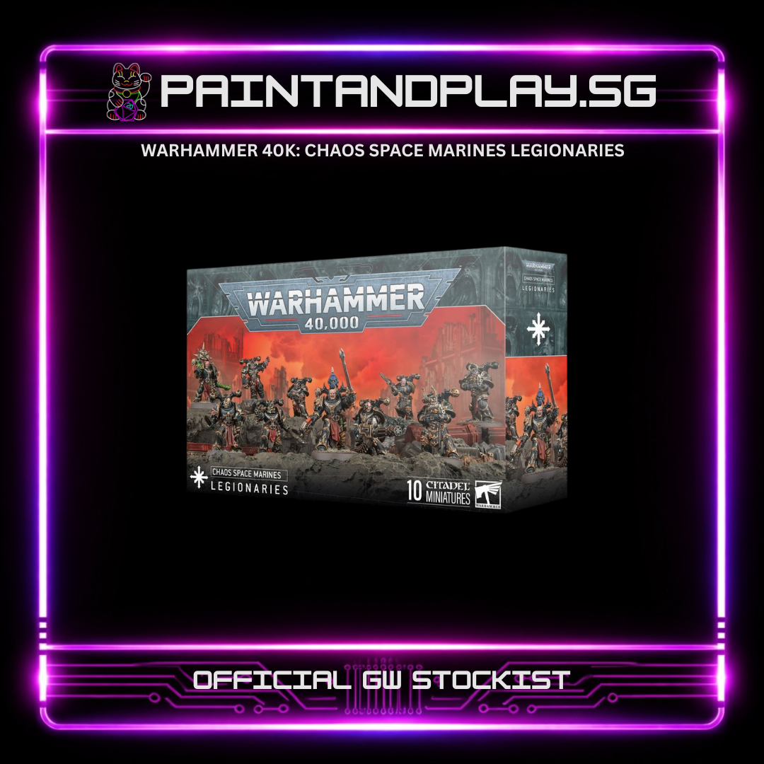 WARHAMMER 40K: CHAOS SPACE MARINES REBEL SQUAD & HEROES HUB - ABADDON, HURON & DEFILER