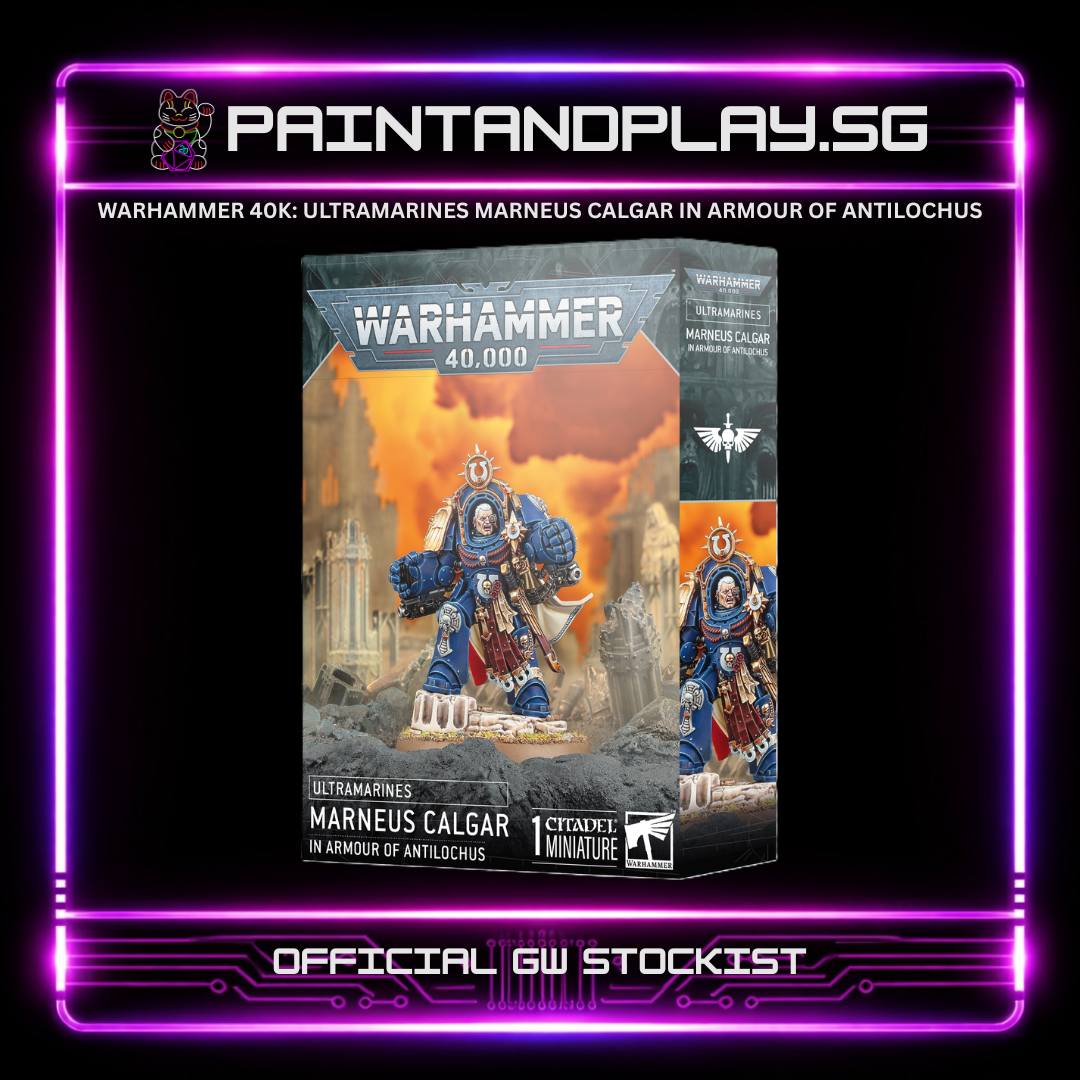 WARHAMMER 40K: ULTRAMARINES MARNEUS CALGAR IN ARMOUR OF ANTILOCHUS