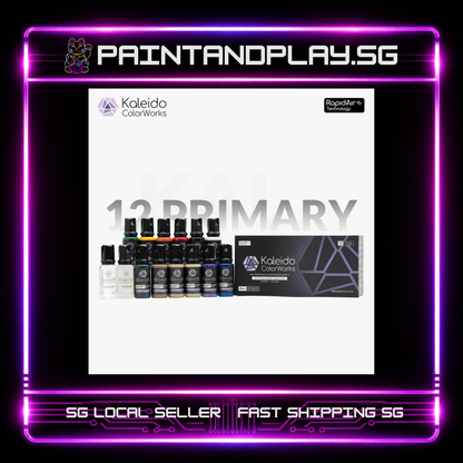 KALEIDO COLORWORKS: 12 PRIMARY MATT COLORS SET