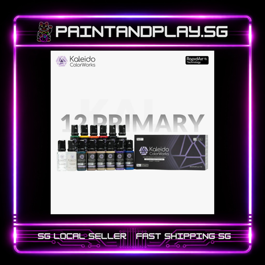 KALEIDO COLORWORKS: 12 PRIMARY MATT COLORS SET