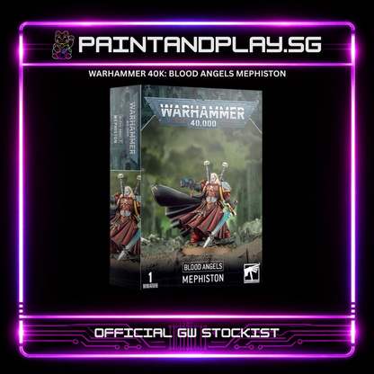 WARHAMMER 40K: BLOOD ANGELS ARMY SQUAD & HEROES HUB - DANTE, MEPHISTON & GUARD