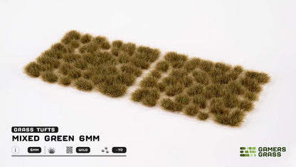 GAMER'S GRASS: MIXED GREEN 6MM (WILD 70X)