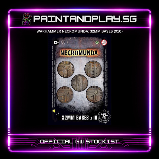 WARHAMMER NECROMUNDA: 32MM UNDERHIVE BASES (X10)